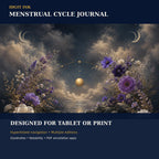 Idgit Ink Menstrual-Cycle digital journal — 100 PNG digital stickers preview