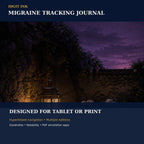 Idgit Ink Migraine-Tracking digital journal — 100 PNG digital stickers preview