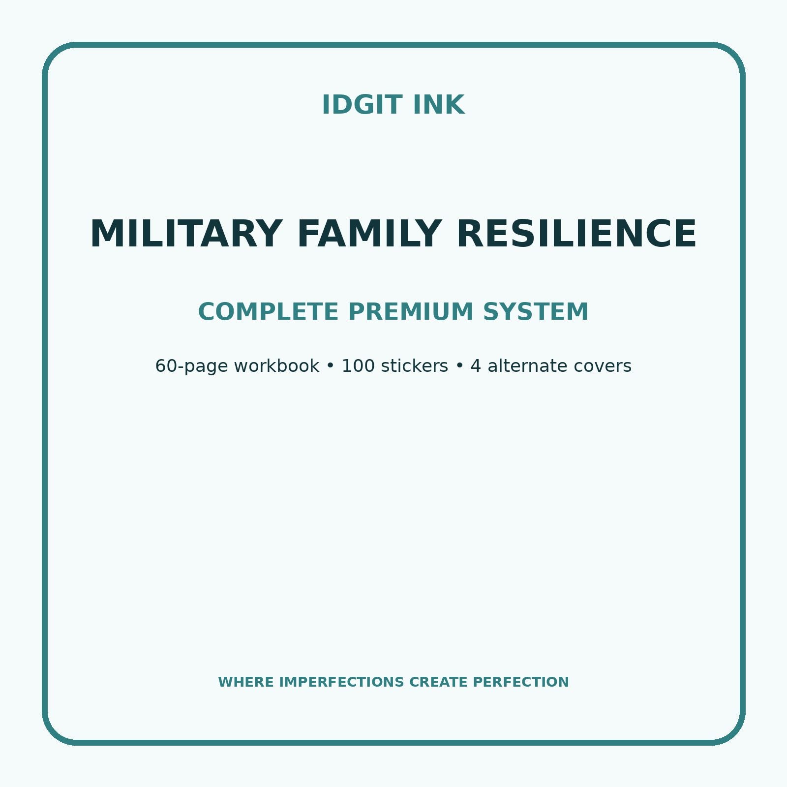 Military Family Resilience Digital Journal – Deluxe 500-Page Planner — listing image 2 of 4