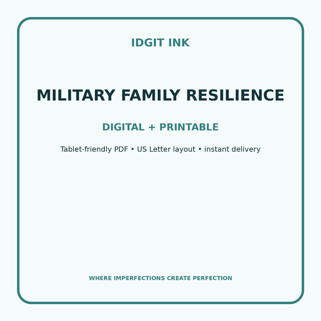 Military Family Resilience Digital Journal – Deluxe 500-Page Planner — listing image 4 of 4