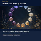 Idgit Ink Mood-Tracking digital journal — 100 PNG digital stickers preview