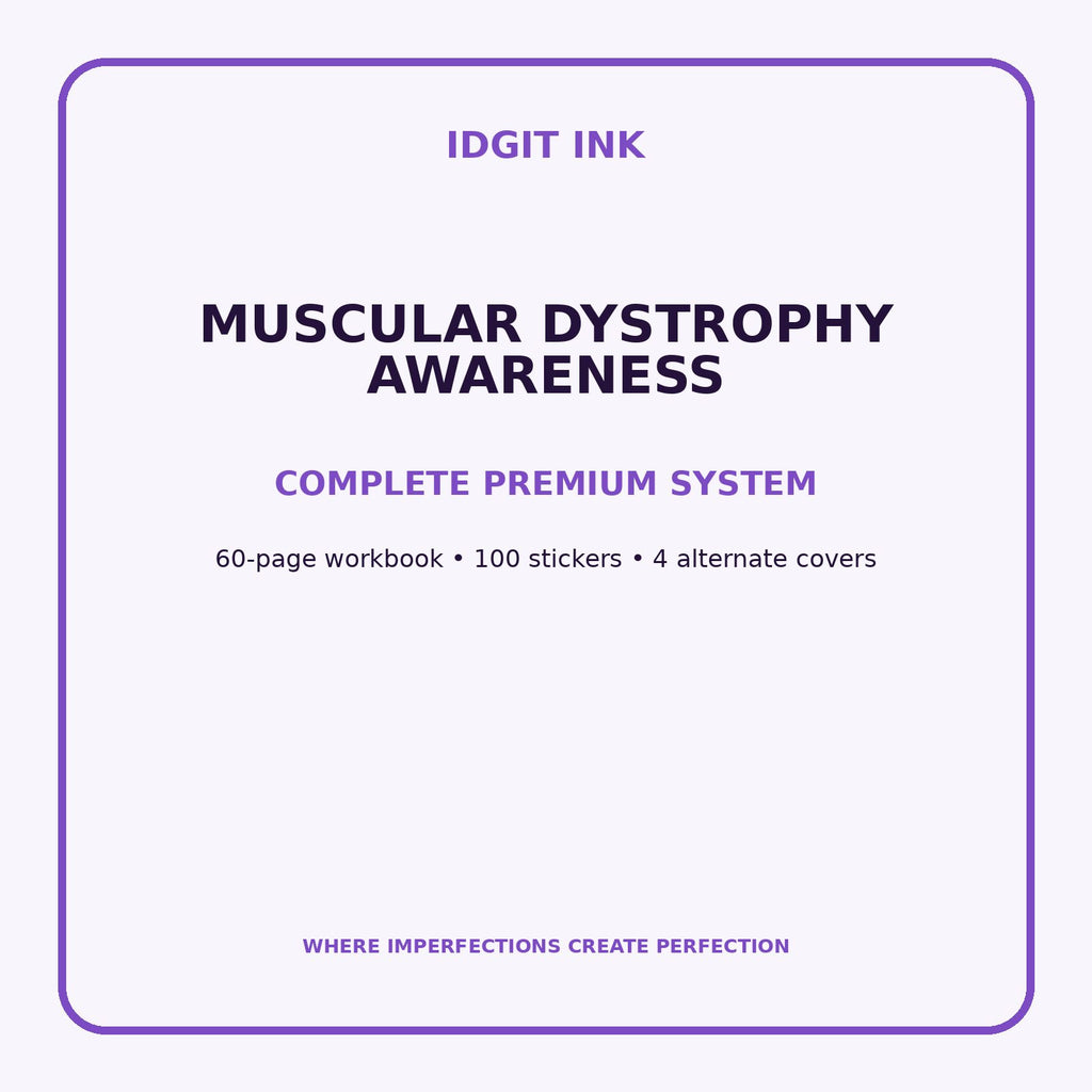 Muscular Dystrophy Awareness Digital Journal – Deluxe 500-Page Planner — listing image 2 of 4
