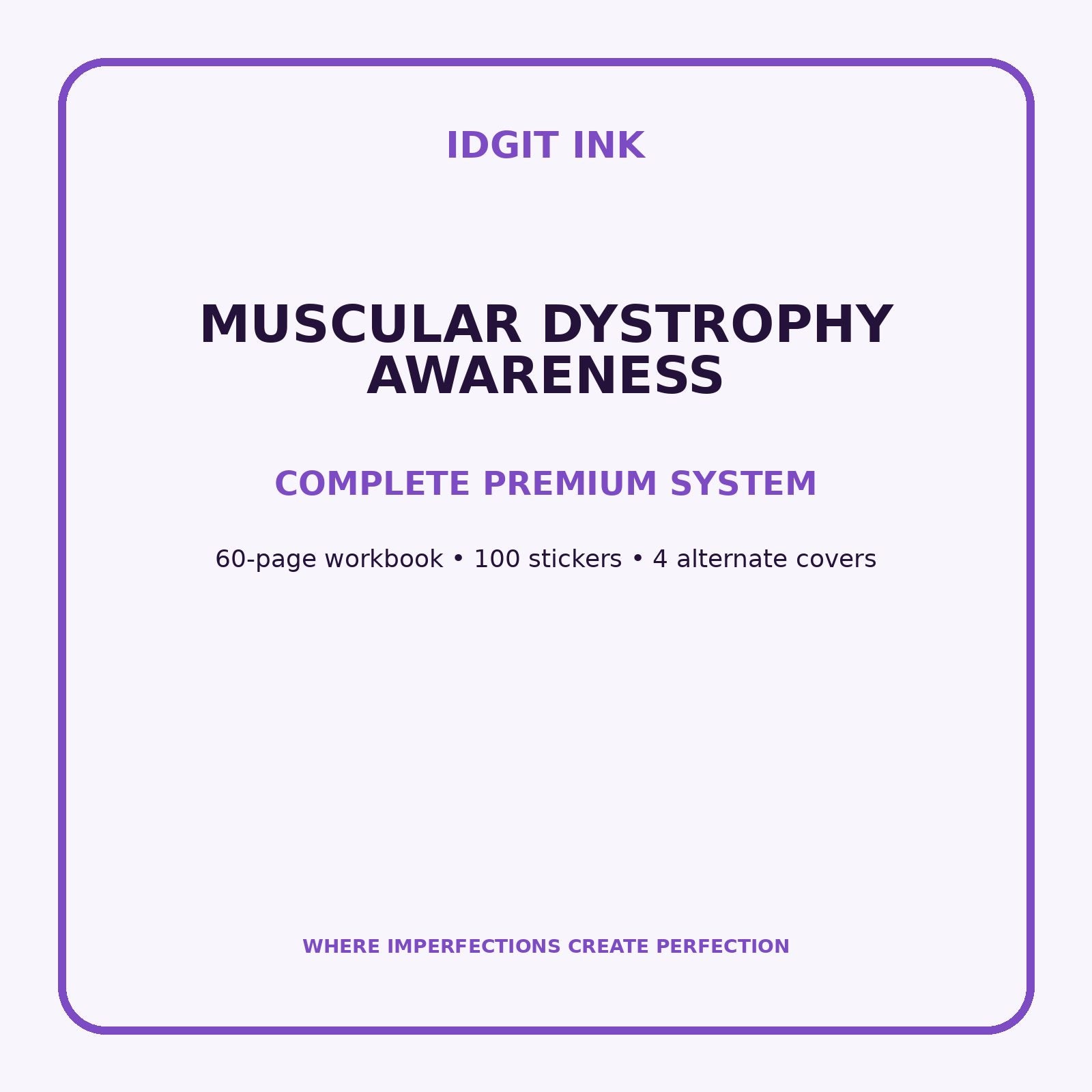 Muscular Dystrophy Awareness Digital Journal – Deluxe 500-Page Planner — listing image 2 of 4