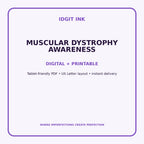 Muscular Dystrophy Awareness Digital Journal – Deluxe 500-Page Planner — listing image 4 of 4