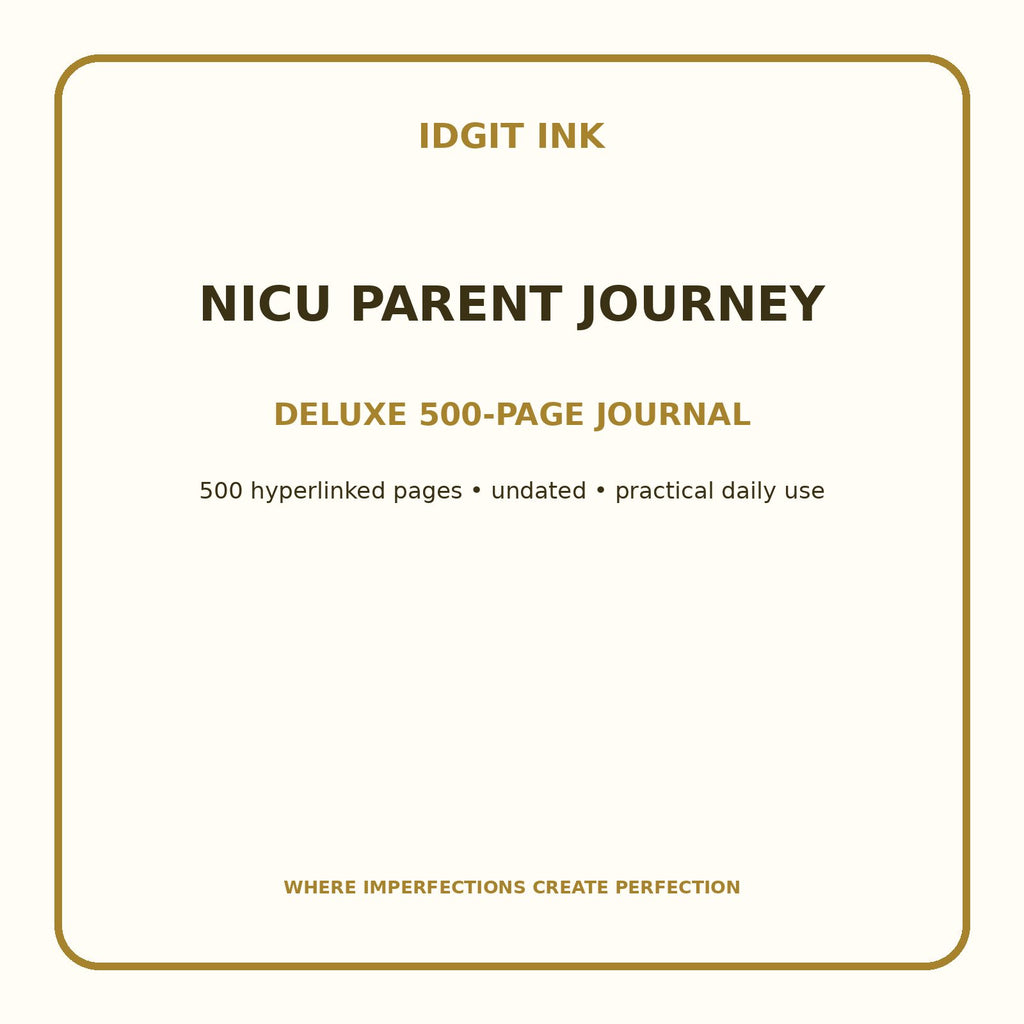 NICU Parent Journey Digital Journal – Deluxe 500-Page Planner — listing image 1 of 4