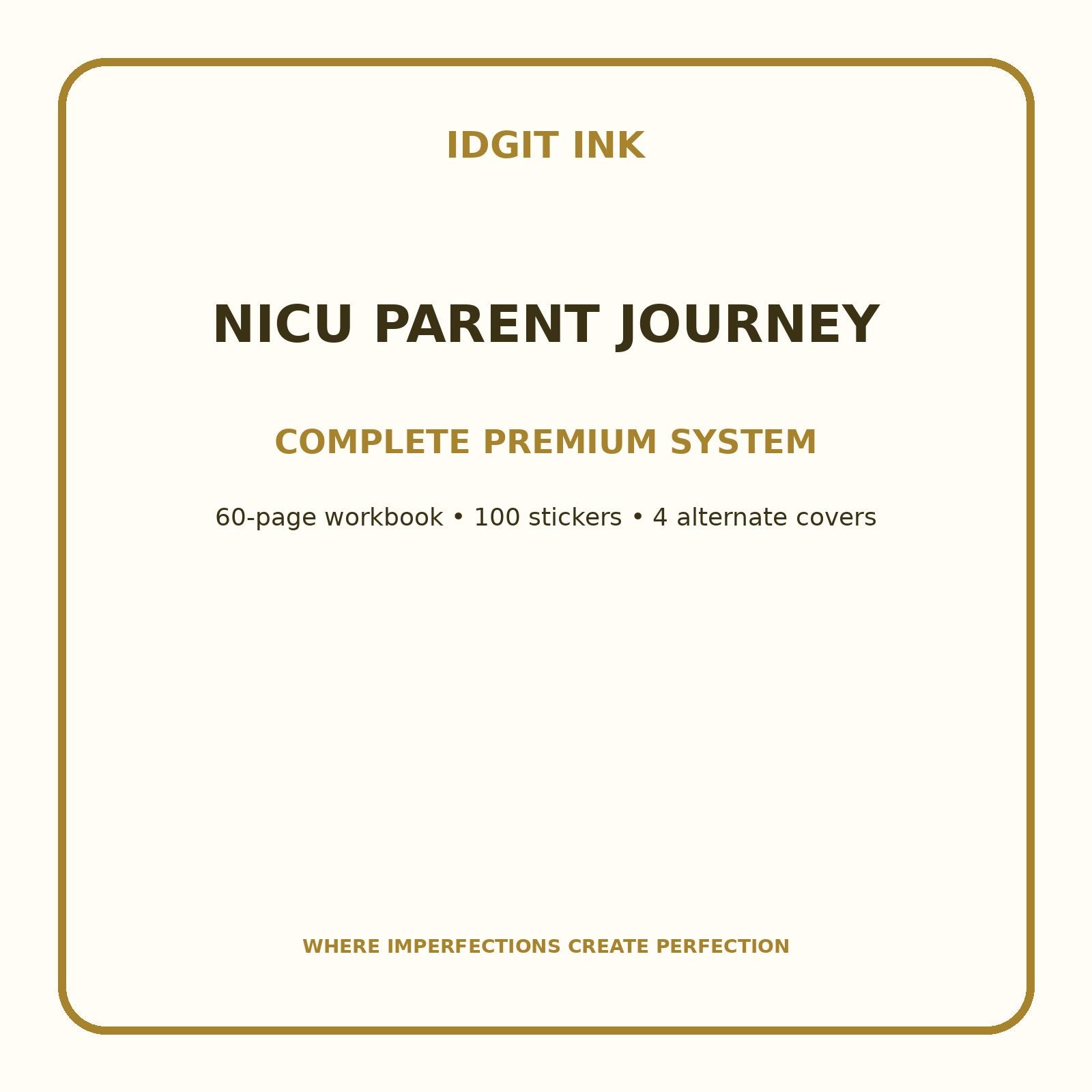 NICU Parent Journey Digital Journal – Deluxe 500-Page Planner — listing image 2 of 4