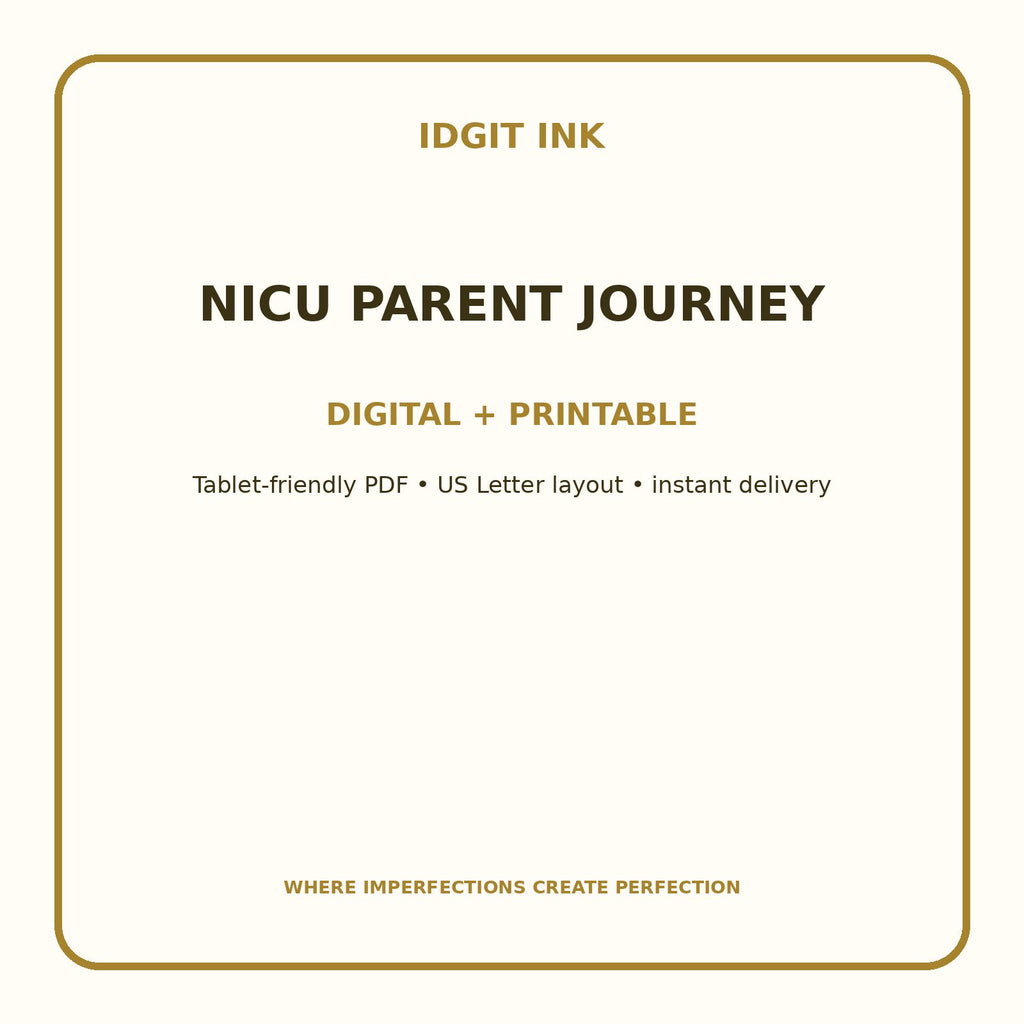 NICU Parent Journey Digital Journal – Deluxe 500-Page Planner — listing image 4 of 4