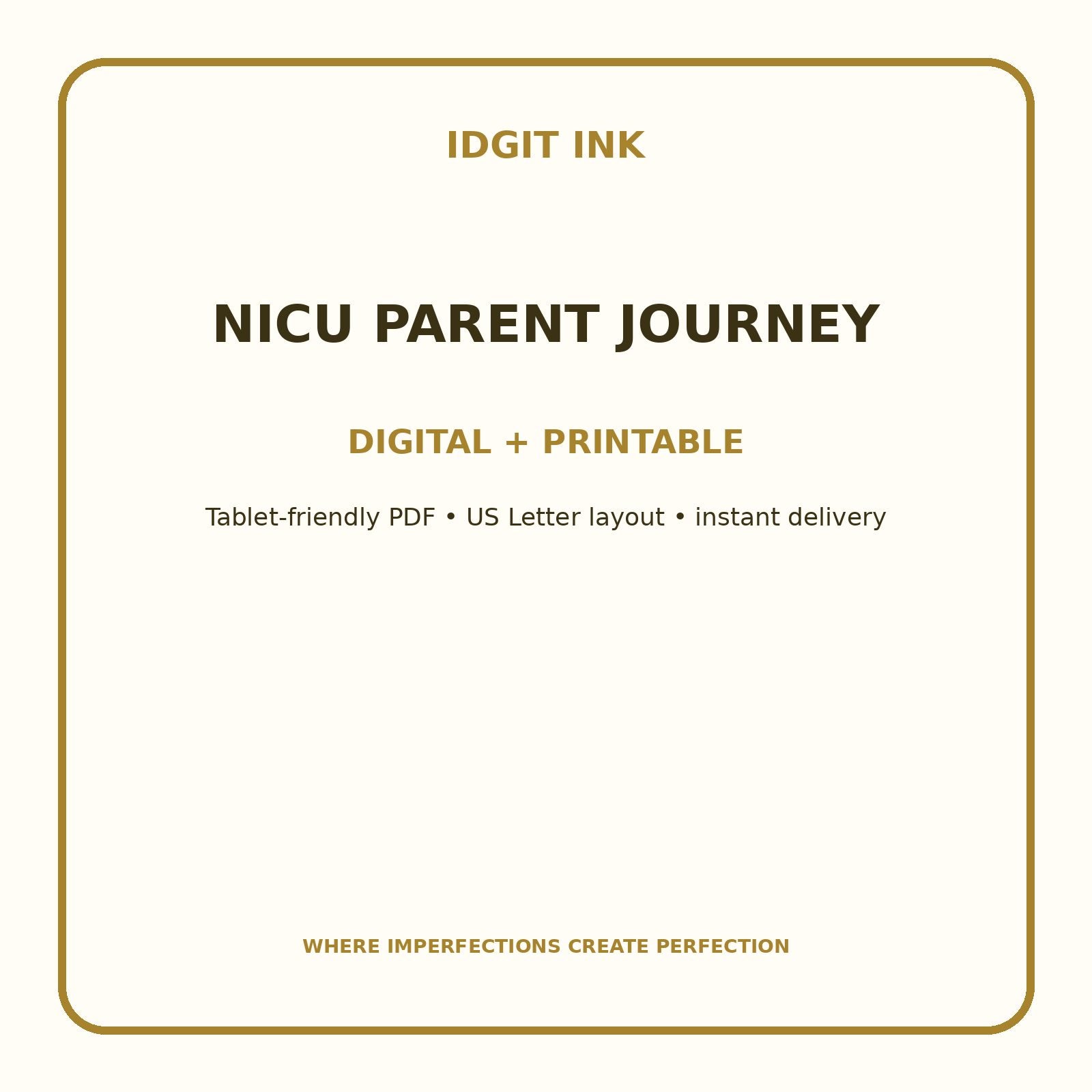 NICU Parent Journey Digital Journal – Deluxe 500-Page Planner — listing image 4 of 4