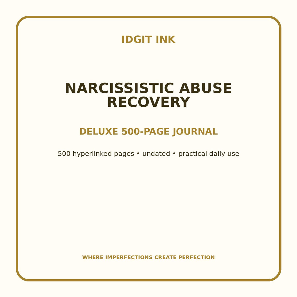 Narcissistic Abuse Recovery Digital Journal – Deluxe 500-Page Planner — listing image 1 of 4
