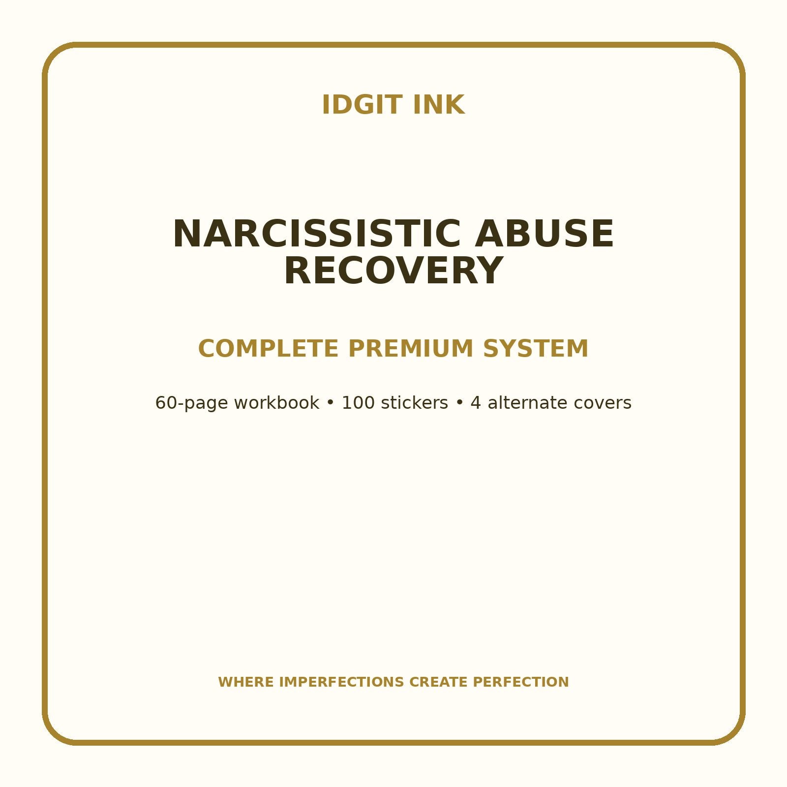Narcissistic Abuse Recovery Digital Journal – Deluxe 500-Page Planner — listing image 2 of 4