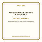 Narcissistic Abuse Recovery Digital Journal – Deluxe 500-Page Planner — listing image 4 of 4