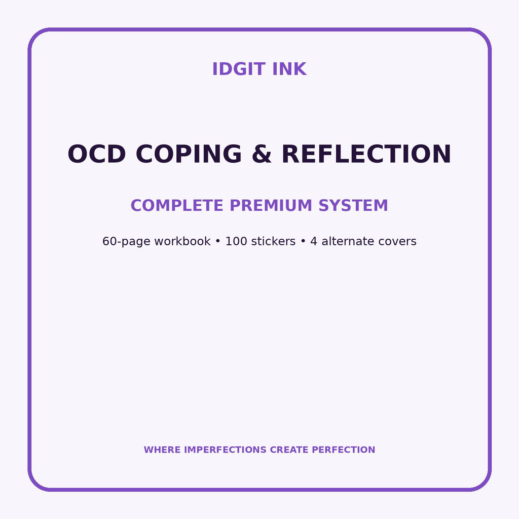 OCD Coping & Reflection Digital Journal – Deluxe 500-Page Planner — listing image 2 of 4