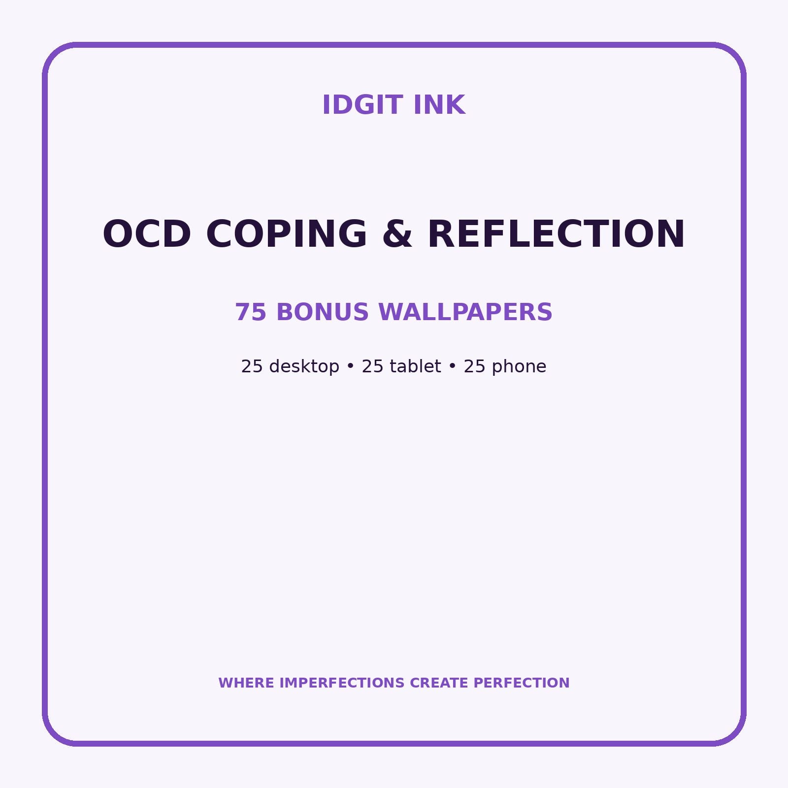 OCD Coping & Reflection Digital Journal – Deluxe 500-Page Planner — listing image 3 of 4