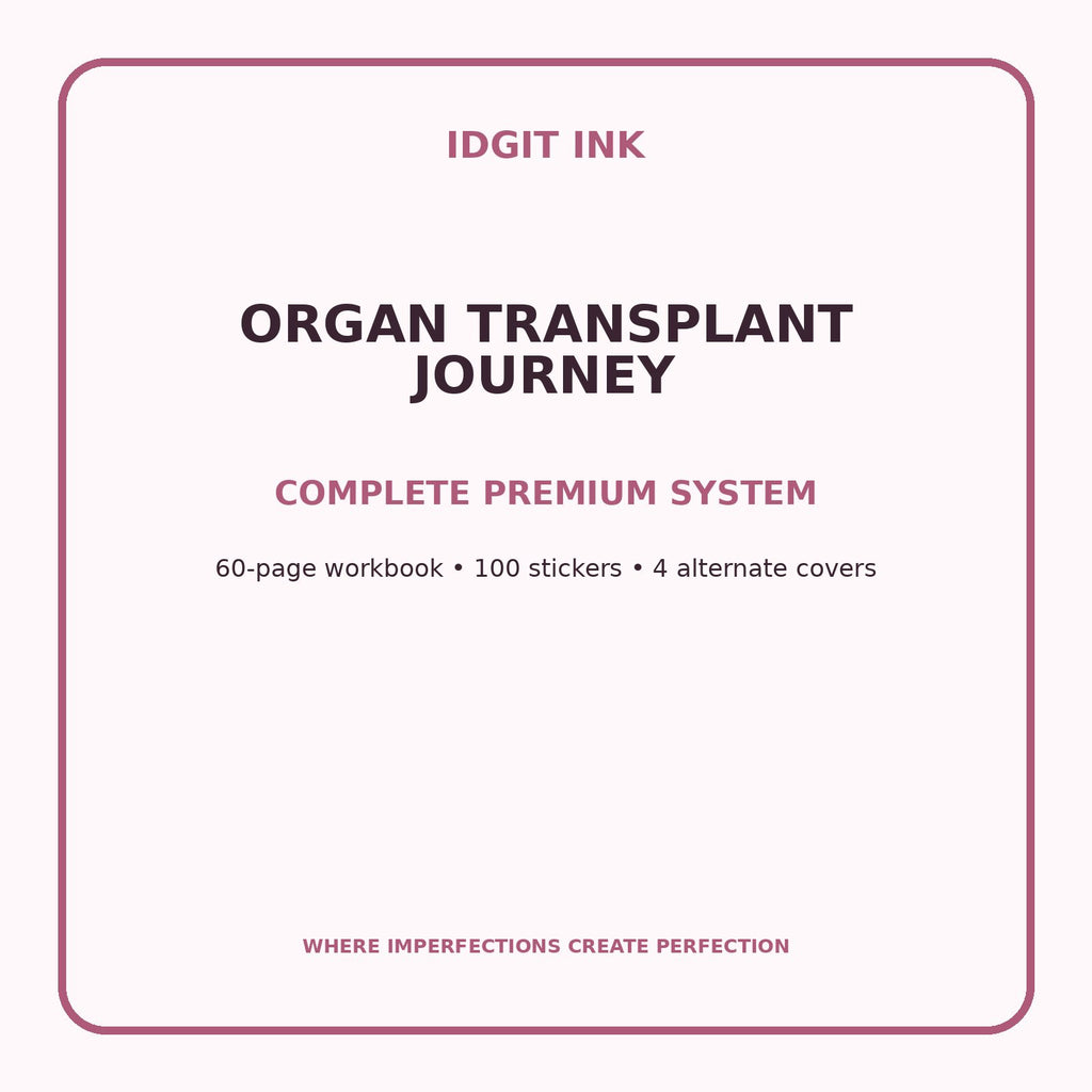 Organ Transplant Journey Digital Journal – Deluxe 500-Page Planner — listing image 2 of 4
