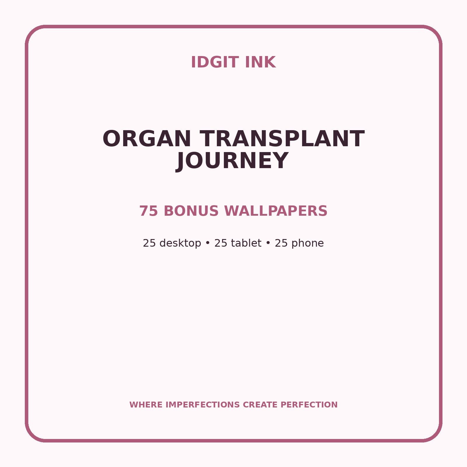Organ Transplant Journey Digital Journal – Deluxe 500-Page Planner — listing image 3 of 4