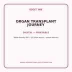 Organ Transplant Journey Digital Journal – Deluxe 500-Page Planner — listing image 4 of 4