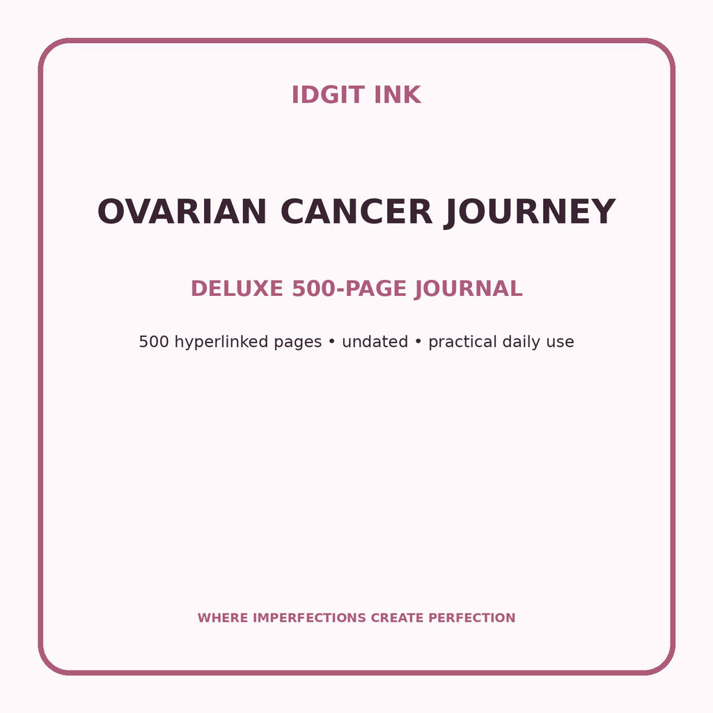 Ovarian Cancer Journey Digital Journal – Deluxe 500-Page Planner — listing image 1 of 4