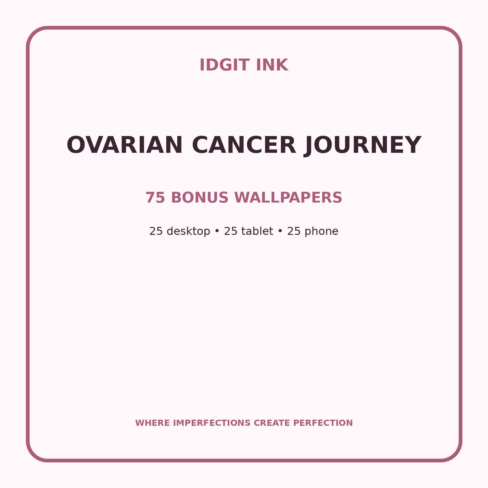 Ovarian Cancer Journey Digital Journal – Deluxe 500-Page Planner — listing image 3 of 4