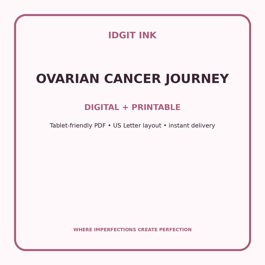 Ovarian Cancer Journey Digital Journal – Deluxe 500-Page Planner — listing image 4 of 4