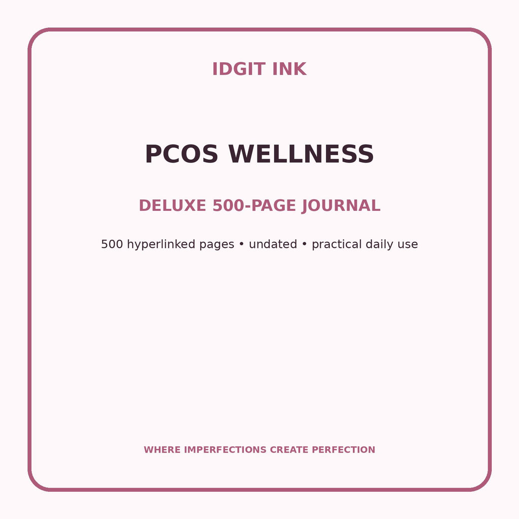 PCOS Wellness Digital Journal – Deluxe 500-Page Planner — listing image 1 of 4