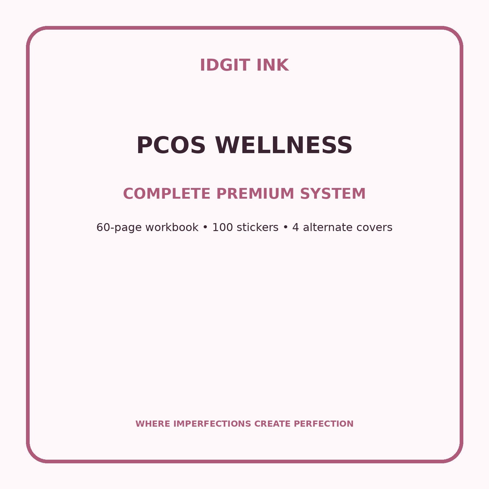 PCOS Wellness Digital Journal – Deluxe 500-Page Planner — listing image 2 of 4