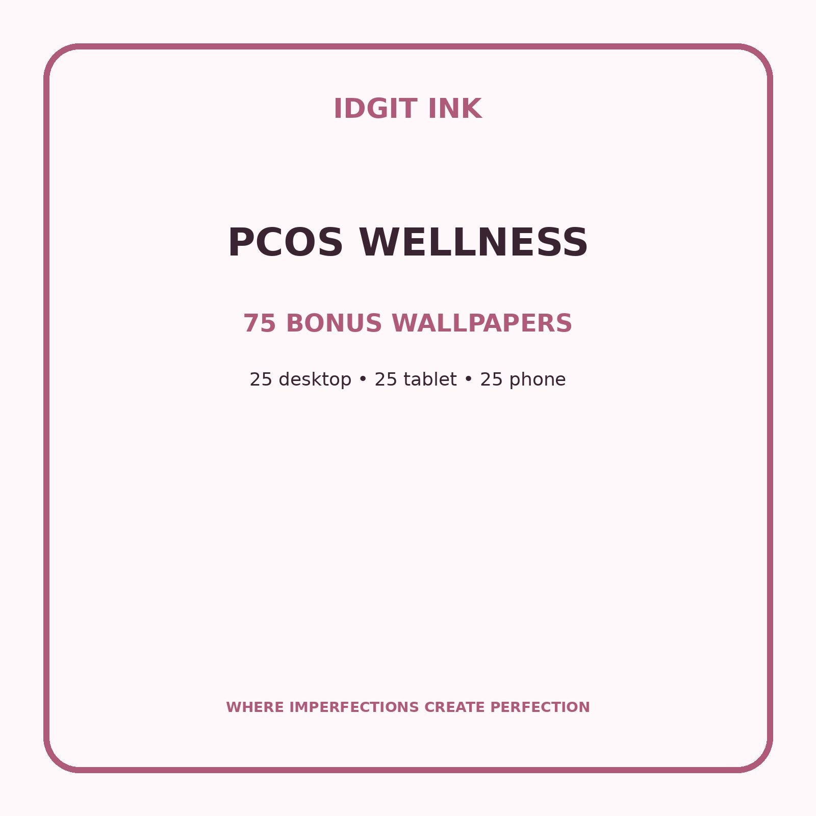 PCOS Wellness Digital Journal – Deluxe 500-Page Planner — listing image 3 of 4