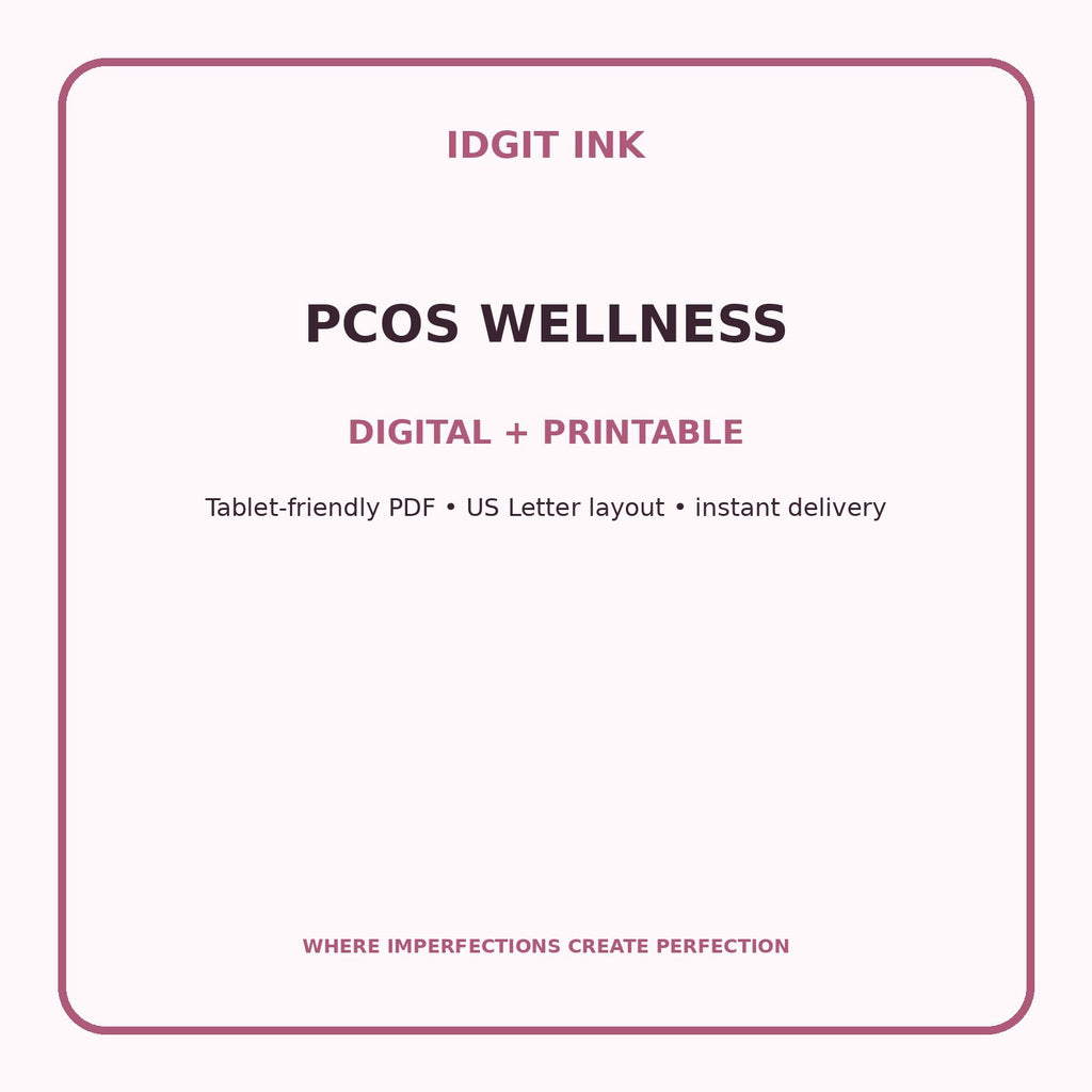 PCOS Wellness Digital Journal – Deluxe 500-Page Planner — listing image 4 of 4