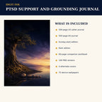 Idgit Ink PTSD Support and Grounding digital journal — four alternate journal covers