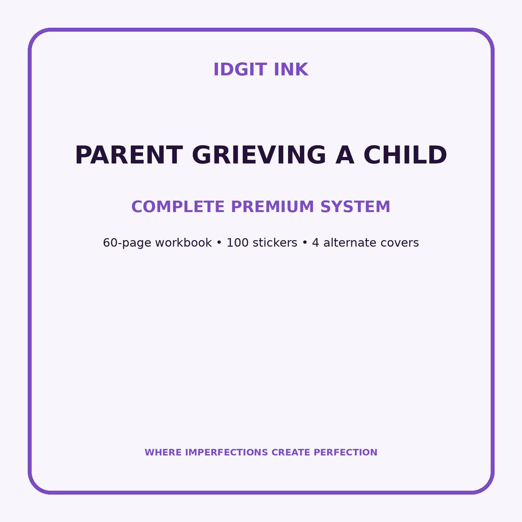 Parent Grieving a Child Digital Journal – Deluxe 500-Page Planner — listing image 2 of 4