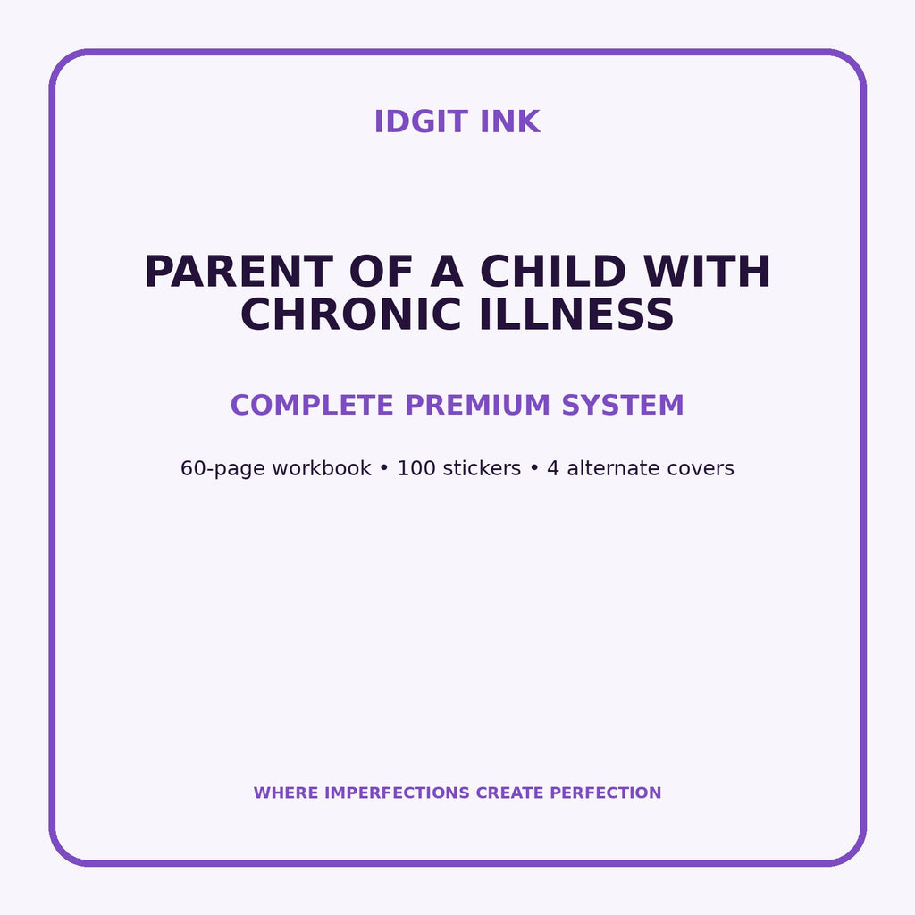 Parent of a Child With Chronic Illness Digital Journal – Deluxe 500-Page Planner — listing image 2 of 4