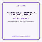 Parent of a Child With Chronic Illness Digital Journal – Deluxe 500-Page Planner — listing image 4 of 4