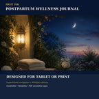 Idgit Ink Postpartum Wellness digital journal — 100 PNG digital stickers preview