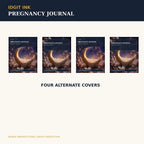 Idgit Ink Pregnancy digital journal — four alternate journal covers