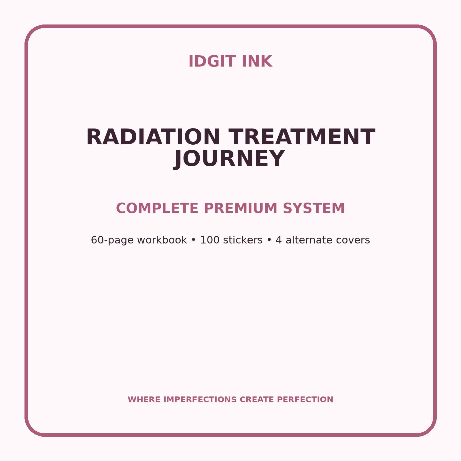 Radiation Treatment Journey Digital Journal – Deluxe 500-Page Planner — listing image 2 of 4