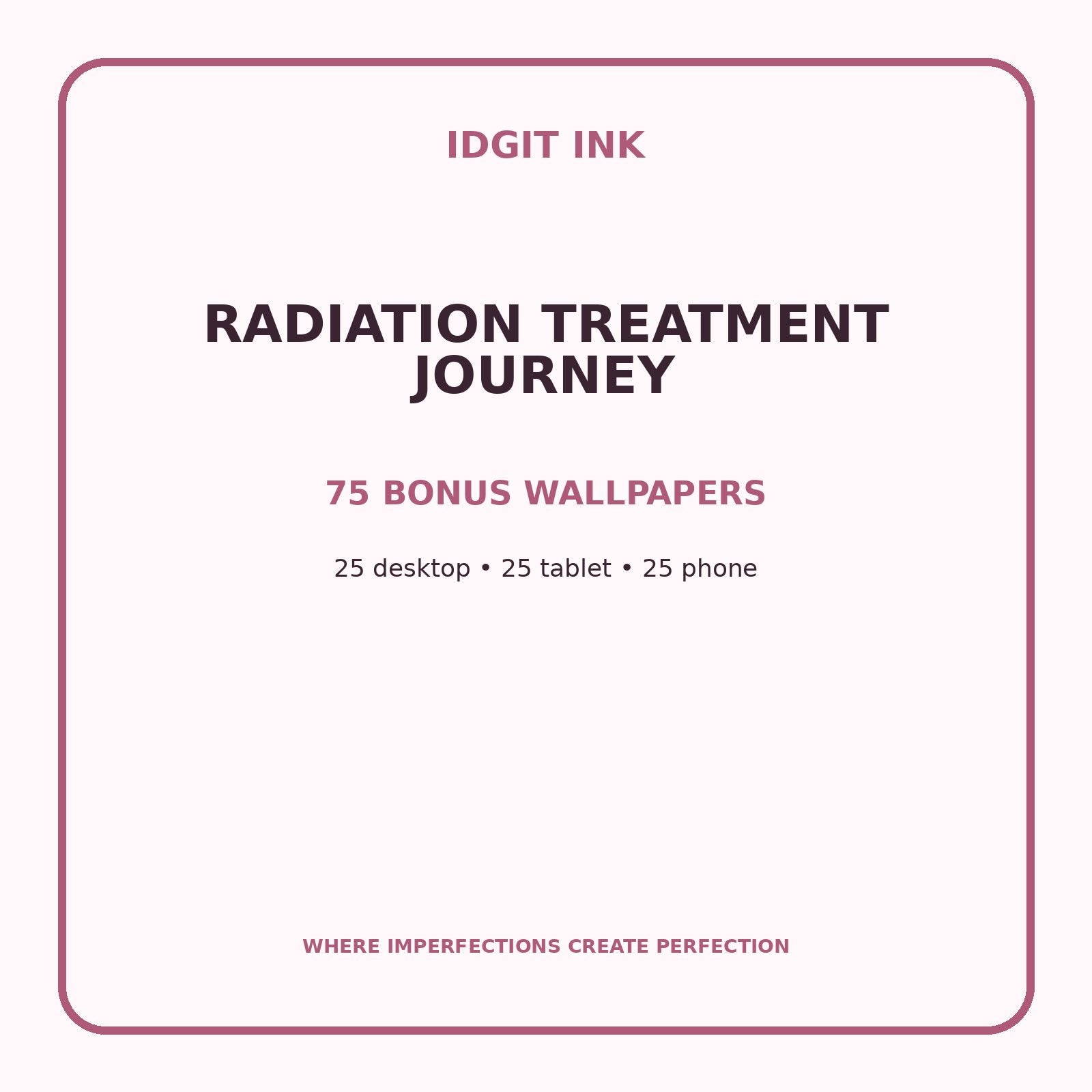 Radiation Treatment Journey Digital Journal – Deluxe 500-Page Planner — listing image 3 of 4