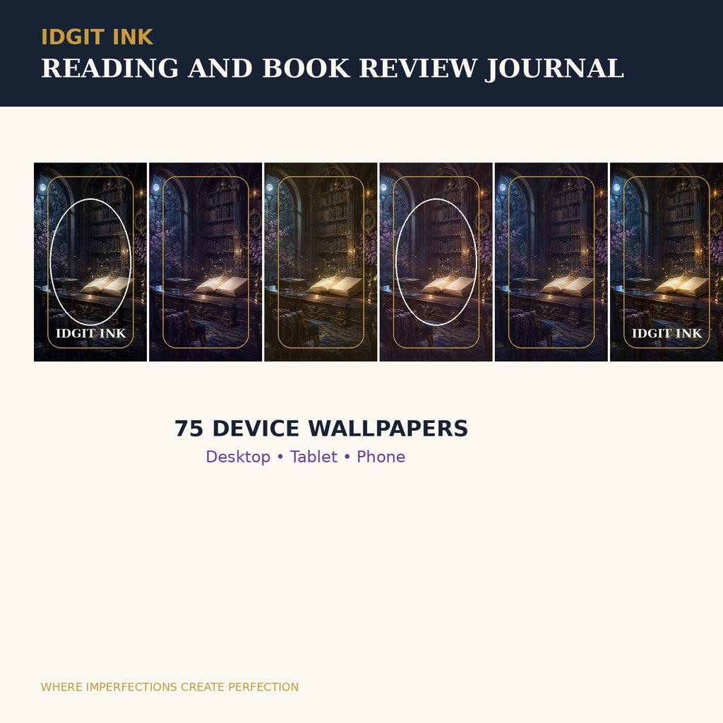 Idgit Ink Reading and Book Review digital journal — 75 device wallpapers preview