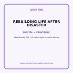 Rebuilding Life After Disaster Digital Journal – Deluxe 500-Page Planner — listing image 4 of 4