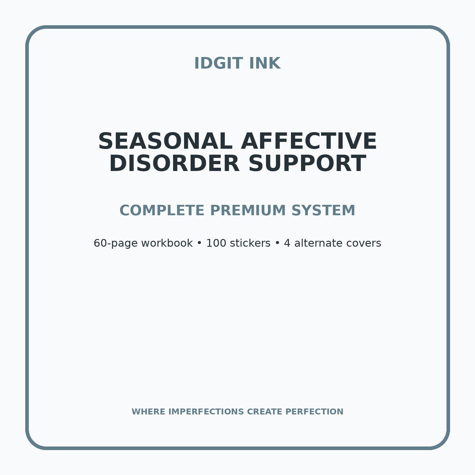 Seasonal Affective Disorder Support Digital Journal – Deluxe 500-Page Planner — listing image 2 of 4