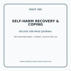 Self-Harm Recovery & Coping Digital Journal – Deluxe 500-Page Planner — listing image 1 of 4
