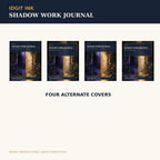 Idgit Ink Shadow Work digital journal — four alternate journal covers
