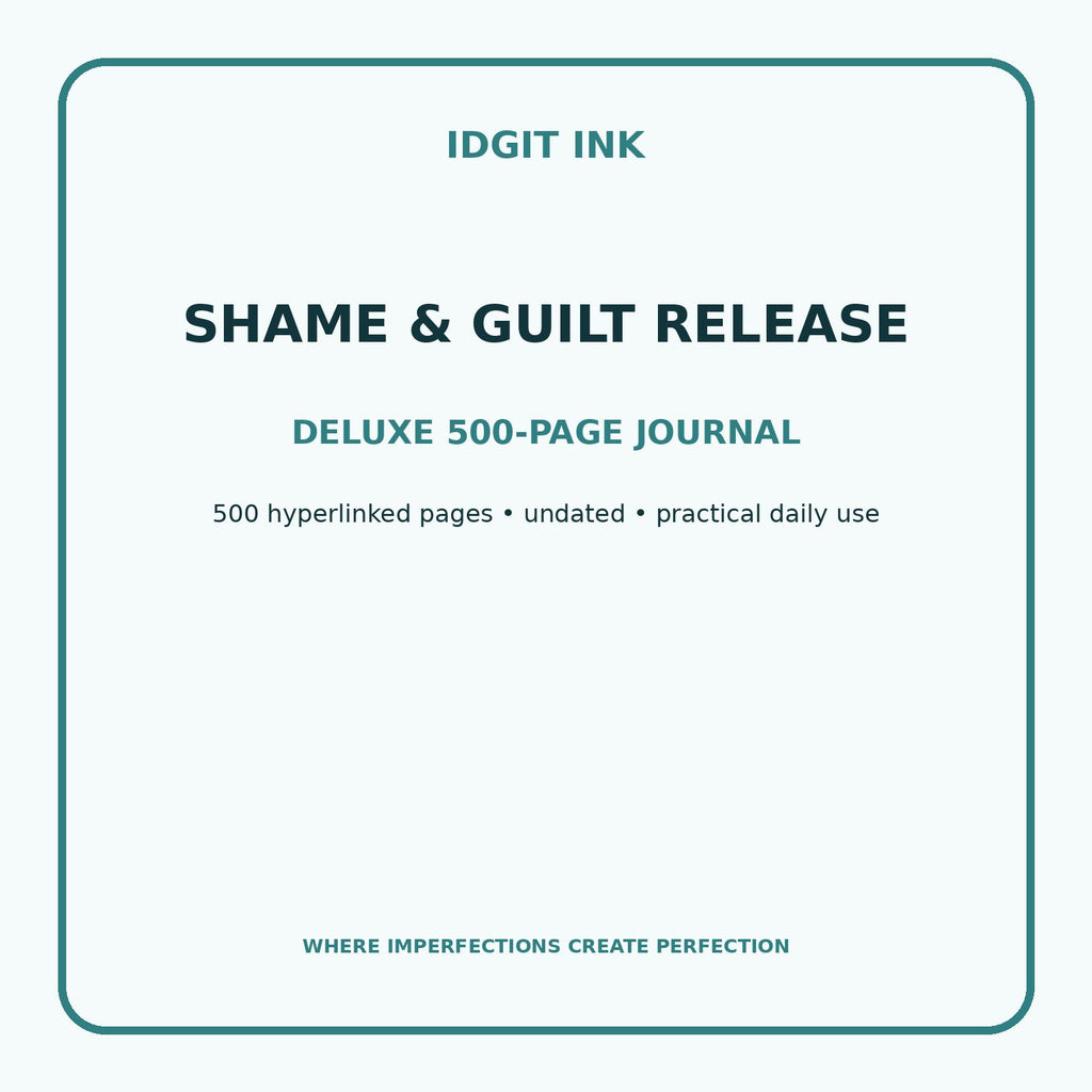 Shame & Guilt Release Digital Journal – Deluxe 500-Page Planner — listing image 1 of 4