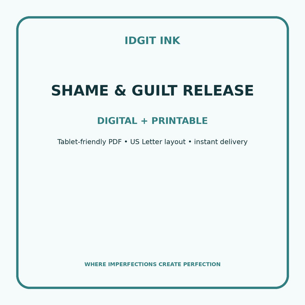 Shame & Guilt Release Digital Journal – Deluxe 500-Page Planner — listing image 4 of 4