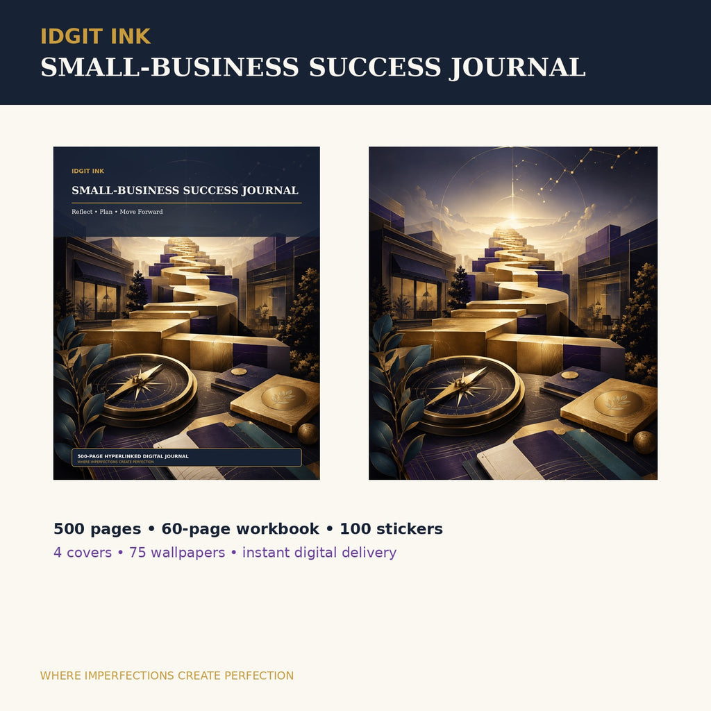 Idgit Ink Small-Business Success digital journal — complete deluxe journal bundle overview