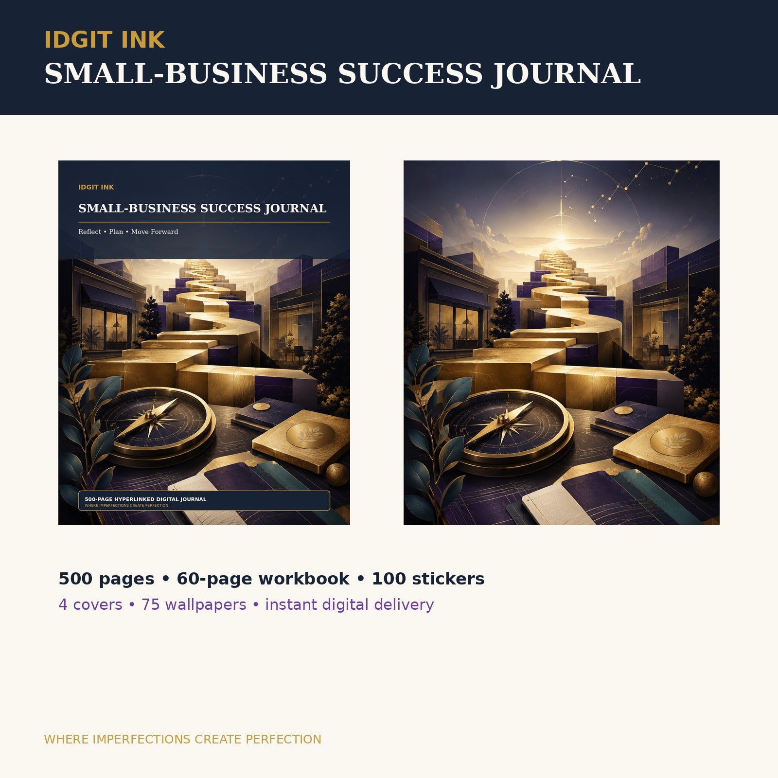 Idgit Ink Small-Business Success digital journal — complete deluxe journal bundle overview