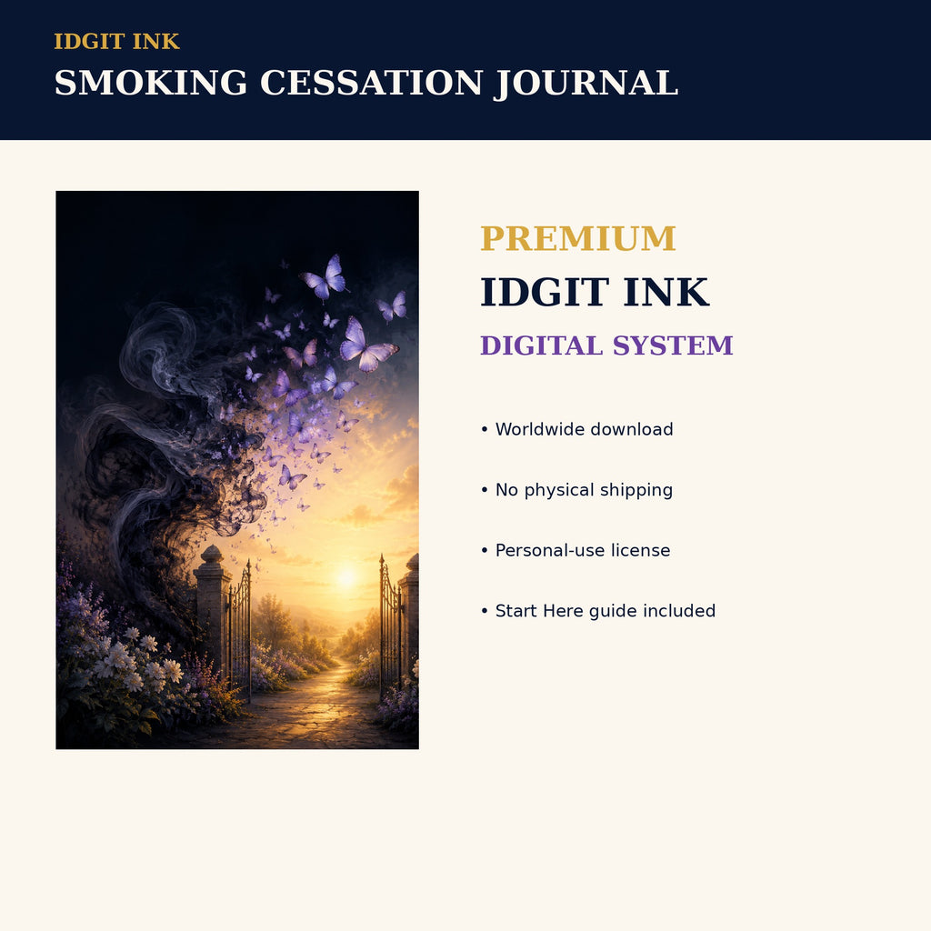 Idgit Ink Smoking-Cessation digital journal — 75 device wallpapers preview