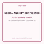 Social Anxiety Confidence Digital Journal – Deluxe 500-Page Planner — listing image 1 of 4
