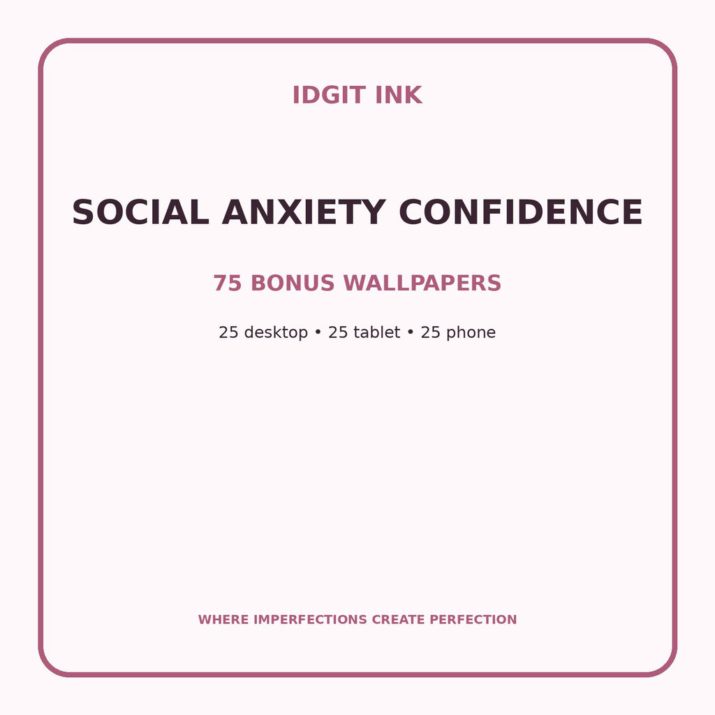 Social Anxiety Confidence Digital Journal – Deluxe 500-Page Planner — listing image 3 of 4