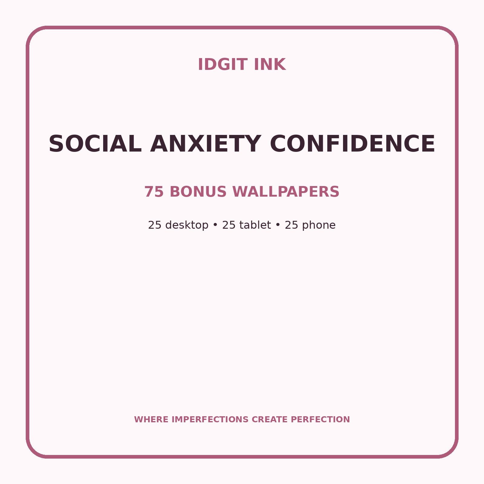 Social Anxiety Confidence Digital Journal – Deluxe 500-Page Planner — listing image 3 of 4