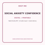 Social Anxiety Confidence Digital Journal – Deluxe 500-Page Planner — listing image 4 of 4