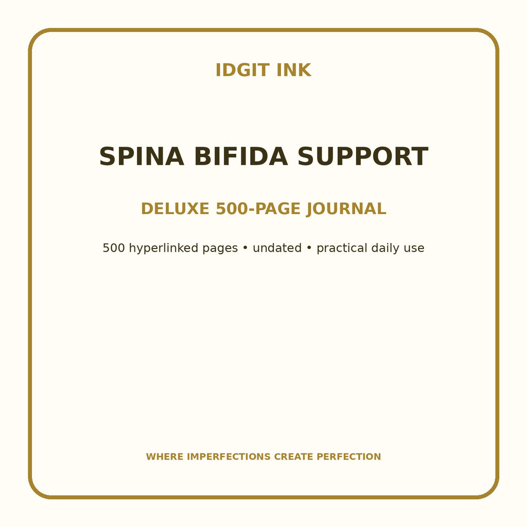 Spina Bifida Support Digital Journal – Deluxe 500-Page Planner — listing image 1 of 4